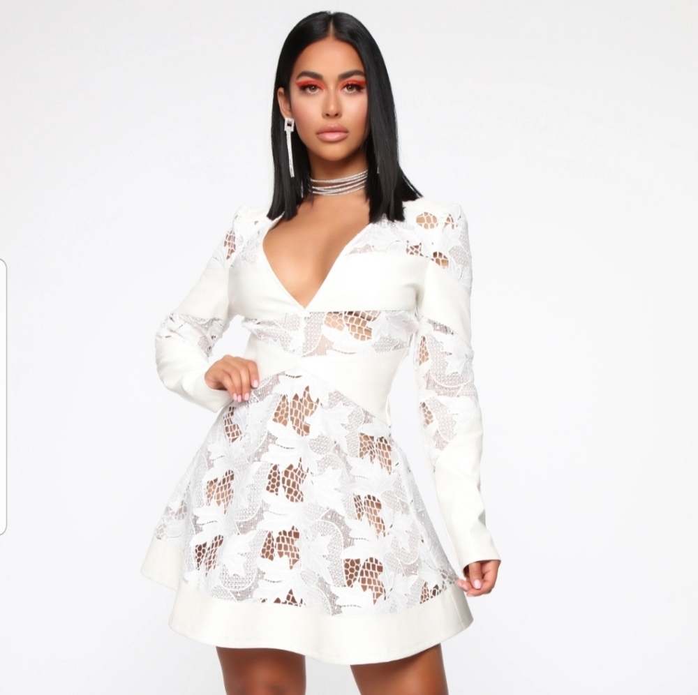 fashion nova mesh dress